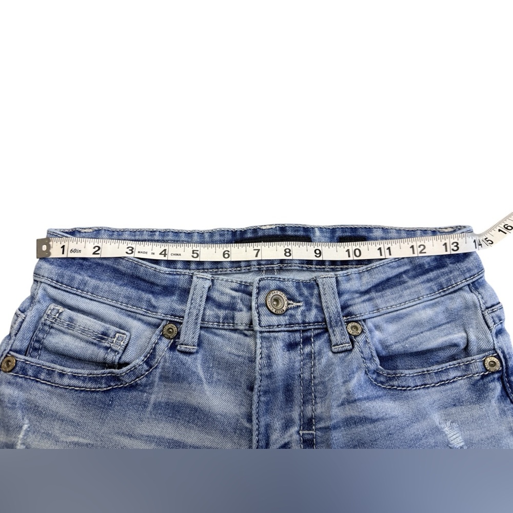 BKE Aiden Bootleg Distressed Denim Jeans 27 X 34 - Picture 3 of 11